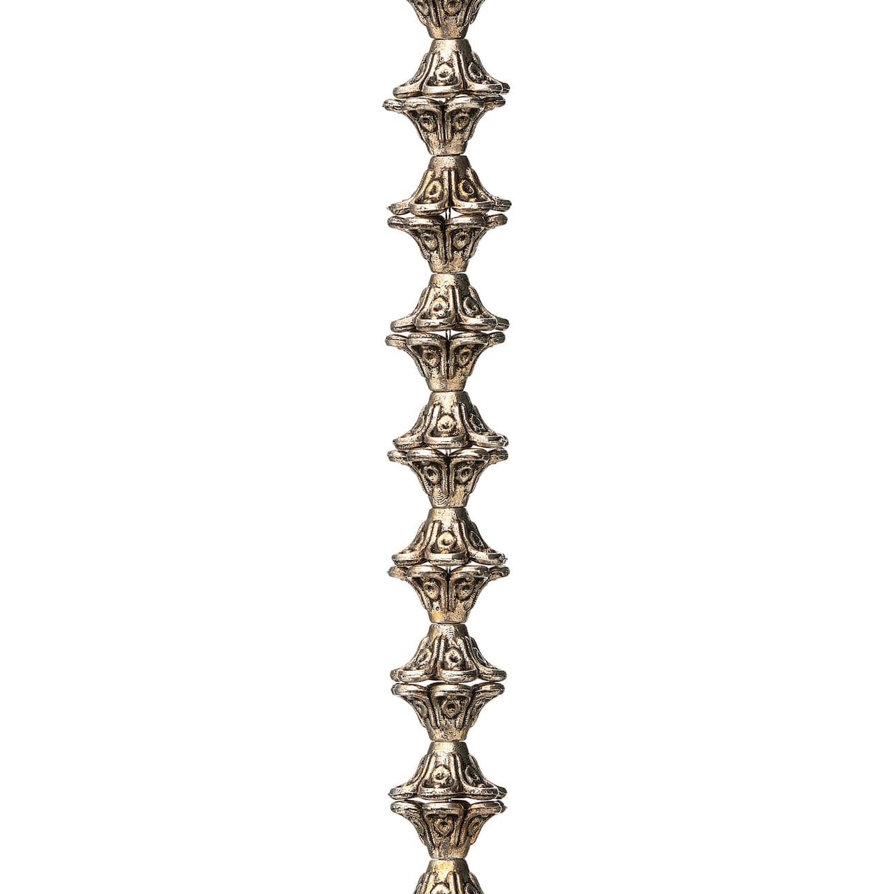 Silver Metal Cap-Shaped Beads, 8mm by Bead Landing™